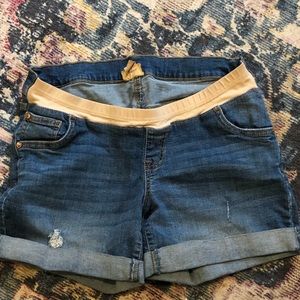 Maternity Denim Shorts